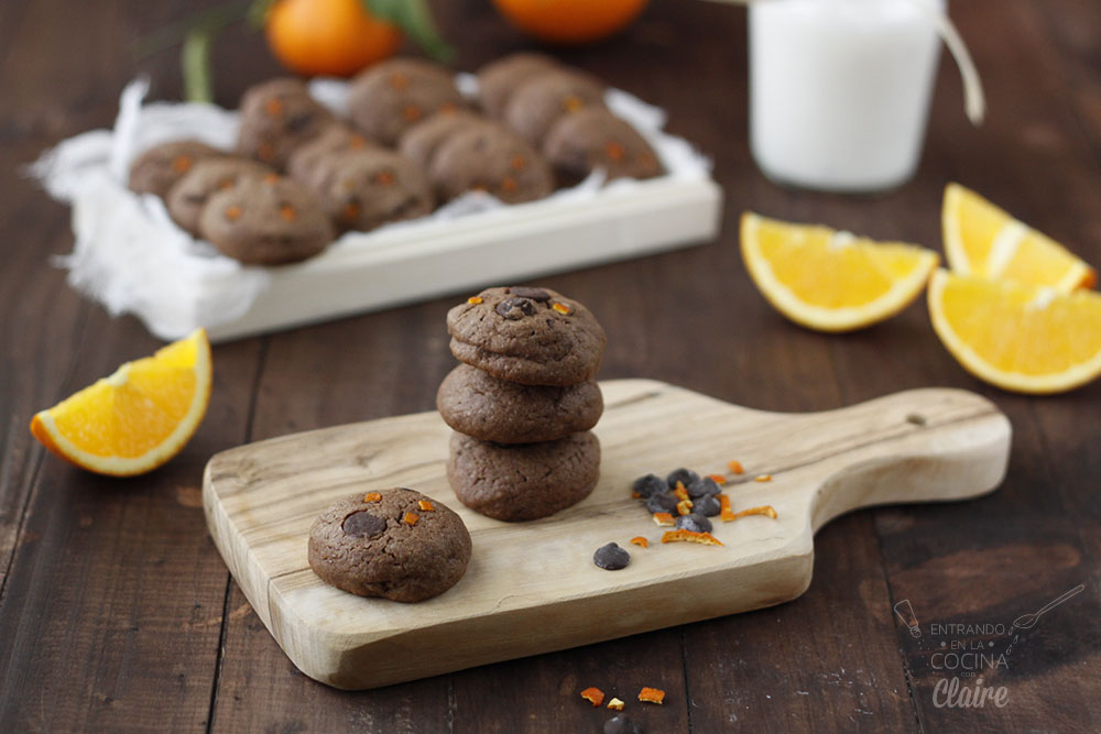 Orange and Chocolate Cookies - Galletas chocolate naranja 026
